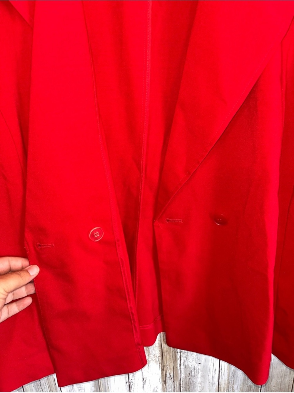 Lane Bryant Red Blazer Jacket Plus Size 20 Stretch Career Office NWT - Picture 5 of 7